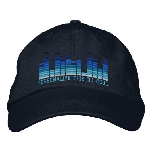 Aangepaste Equalizer Embroidery 4 de DJ in U! Pet (Voorkant)