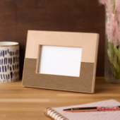 Aangepaste esdoorn en walnoot Lijst – Horizontale Gegraveerde Lijstjes (Links)