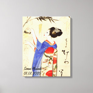 Aangepaste  esthetiek Japan Kimono Canvas Afdruk