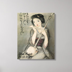 Aangepaste esthetiek Japan Kimono Canvas Afdruk