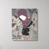 Aangepaste esthetiek Japan Kimono Canvas Afdruk (Voorkant)