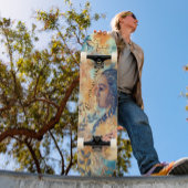 Aangepaste etherische herfstbladeren Skateboard De