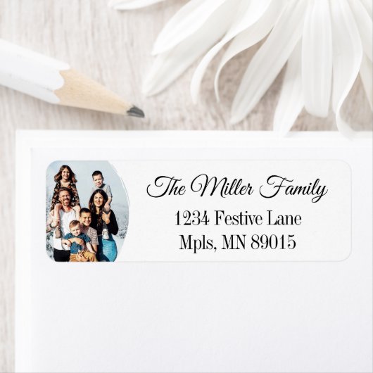 Aangepaste etiketten van het Adres van de Terugkee (Insitu)