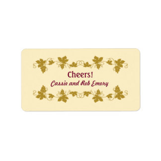 Aangepaste etiketten voor wijndruiven