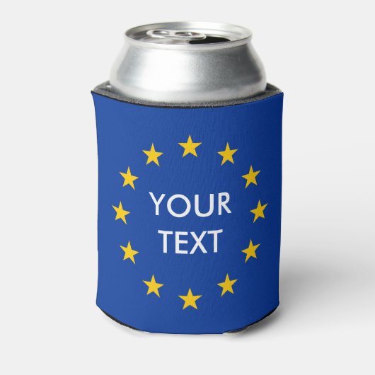 Aangepaste EU vlag koelboxxen Blikjeskoeler