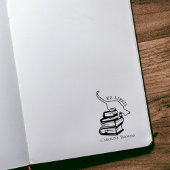 Aangepaste Ex Libris, Bibliotheek Schattige Katten Rubberstempel