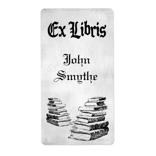 Aangepaste Ex Libris  Boeken Bookplate Labels (Voorkant)