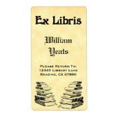 Aangepaste Ex Libris  Boeken Labels (Voorkant)
