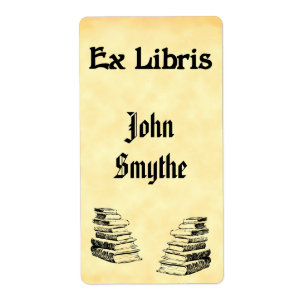 Aangepaste Ex Libris Boeken Labels