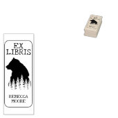Aangepaste Ex Libris, Forest Beer Library Boek Rubberstempel (Gestempeld)