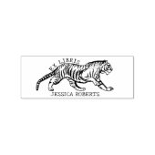 Aangepaste Ex Libris, Tijger Boek Rubberstempel (Afrduk)