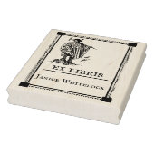 Aangepaste Ex Libris Wooden Stamp Rubberstempel (Stempel)