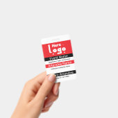 Aangepaste Expo ID-badge met Qr-code Badge (Handheld)