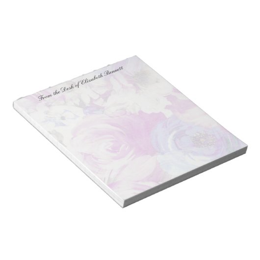 Aangepaste Faded Rozen-laptop Notitieblok (Schuin)