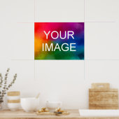 Aangepaste familie bruiloft evenement foto hoge kw poster (Keuken)