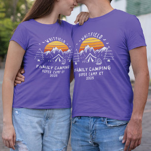Aangepaste Familie Camping Bijpassende Pap T-shirt