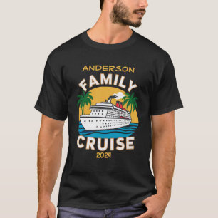 Aangepaste familie cruiseschip groepsmatching t-shirt