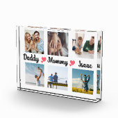 Aangepaste Familie Foto Acrylblok (Rechts)