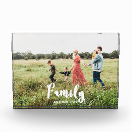 Aangepaste Familie Foto Bewaarblok Photoblock