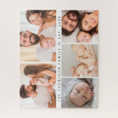 Aangepaste Familie foto Collage jaar Gepersonalise Legpuzzel (Verticaal)