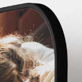 Aangepaste Familie Foto Kerstcadeau Pickleball Paddle (Links Detail)