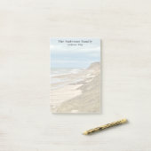 Aangepaste familie foto strandreis post-it® notes (Op bureau)