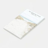 Aangepaste familie foto strandvakantie post-it® notes (Schuin)