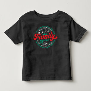Aangepaste Familie Kerstgroep Overeenkomende Naam Kinder Shirts