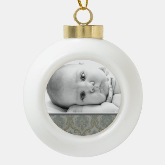 Aangepaste Familie Photo Ball Ornament (Voorkant)