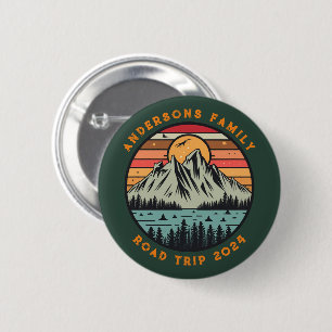 Aangepaste familie Road Trip Vakantie Reünie Ronde Button 5,7 Cm