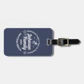 Aangepaste Familie Strand Vakantie Groep Matching Bagagelabel (Voorkant horizontaal)