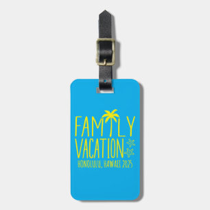 Aangepaste Familie Strand Vakantie Groep Matching Bagagelabel
