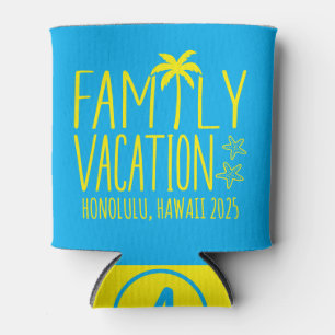 Aangepaste Familie Strand Vakantie Groep Matching Blikjeskoeler