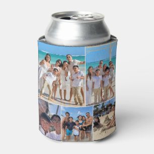 Aangepaste Familie Vakantie Fotocollage Blikjeskoeler