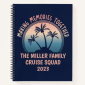 Aangepaste familie vakantie zomer strand reis notitieboek (Voorkant)