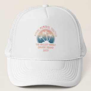 Aangepaste familie vakantie zomer strand reis trucker pet