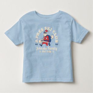Aangepaste Familie Vrienden Groep Ski Trip Snowboa Kinder Shirts