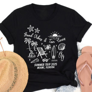 Aangepaste Familie Zomer Strandreis Groep Matching T-shirt