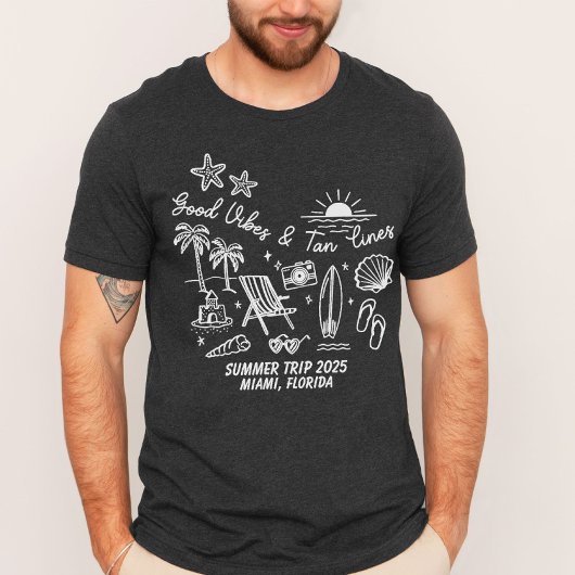 Aangepaste Familie Zomer Strandreis Groep Matching T-shirt