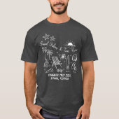 Aangepaste Familie Zomer Strandreis Groep Matching T-shirt (Voorkant)