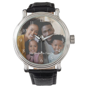 Aangepaste familiefootnaam personaliseren horloge