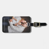 Aangepaste familiefoto bagagelabel (Voorkant horizontaal)