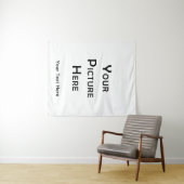 Aangepaste familiefoto collage wandkleed (In Situ (horizontaal))