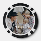 Aangepaste familiefoto poker chips (Achterkant)