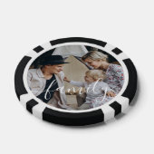 Aangepaste familiefoto poker chips (Enkel)
