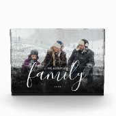 Aangepaste familiefotografie zwarte Abstracte over Fotoblokken (Voorkant)