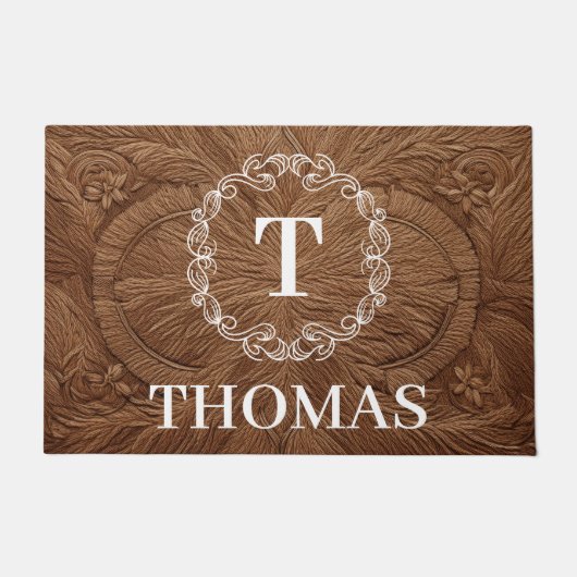 Aangepaste familienaam Aangepaste deurmat (Voorkant)