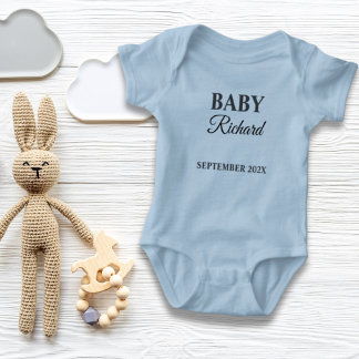 Aangepaste familienaam Achternaam baby Geboorte Romper