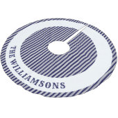 Aangepaste familienaam Kerstboom rok (Gekanteld)