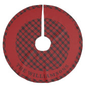 Aangepaste familienaam Kerstboom rok (Voorkant)